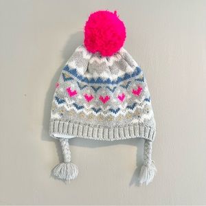 Carter's Girls' Winter Pom-pom Hat | 12-24 Months